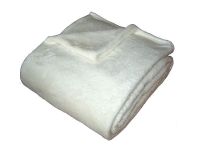 Žádaná chlupatková soft deka v bílém provedení | 150/200