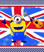 Dětská deka Mimoň Stuart s britskou vlajkou | 120/150