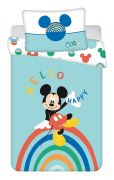 Disney povlečení do postýlky Mickey "Rainbow" baby Jerry Fabrics