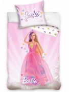 Dívčí bavlněné povlečení Barbie Růžový svět | 1x 140/200, 1x 90/70