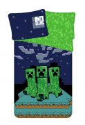 Pěkné bavlněné povlečení pro děti Minecraft Sssleep Tight | 1x 140/200, 1x 90/70