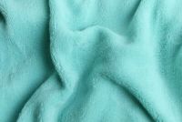 Hřejivá mikroflanelová plachta v tyrkysové barvě | Prostěradlo mikroflanel tyrkys 90x200x20 cm