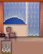 Hotová (kusová) žakárová záclona | 200 x 250cm (šířka x výška)-dveře, 230 x 130 cm (šířka x výška) – okno, 400 x 160 cm (šířka x výška) – okno