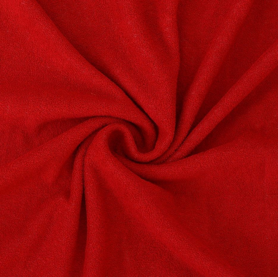 Kvalitní napínací froté prostěradlo červené- různé rozměry Kvalitex