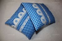 Bavlněný povlak Kanafas kostička modrá český výrobce